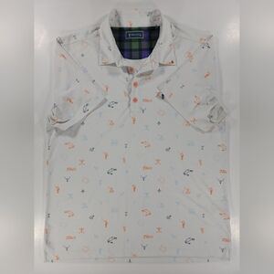 William Murray Shirt Titos Vodka Performance Golf Polo Mens Large Stretch Texas